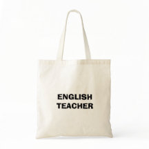 English Teacher Profession Tote Bag