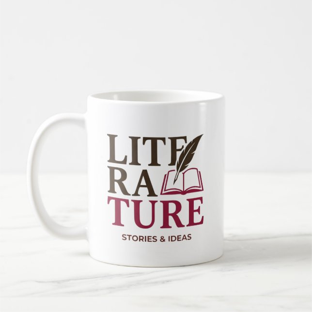 English Teacher Typography Design Kaffeetasse (Links)