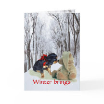 English Toy Spanel Weihnachten