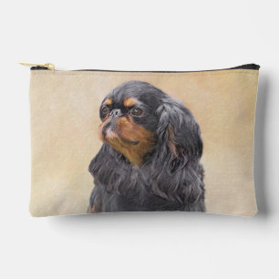 English Toy Spaniel Painting King Charles Dog Art Zubehörtasche