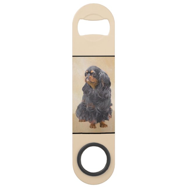 English Toy Spaniel Peinture Animal Art original (Devant)