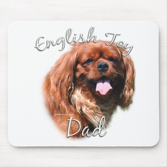 English Toy Spaniel Vater 2 Mousepad (Vorne)