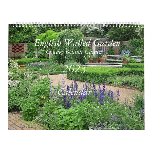 English Walled Garden 2023 Kalender (Titelbild)
