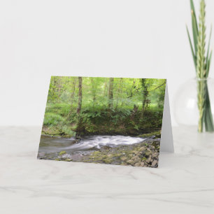 English Woodland Stream Karte