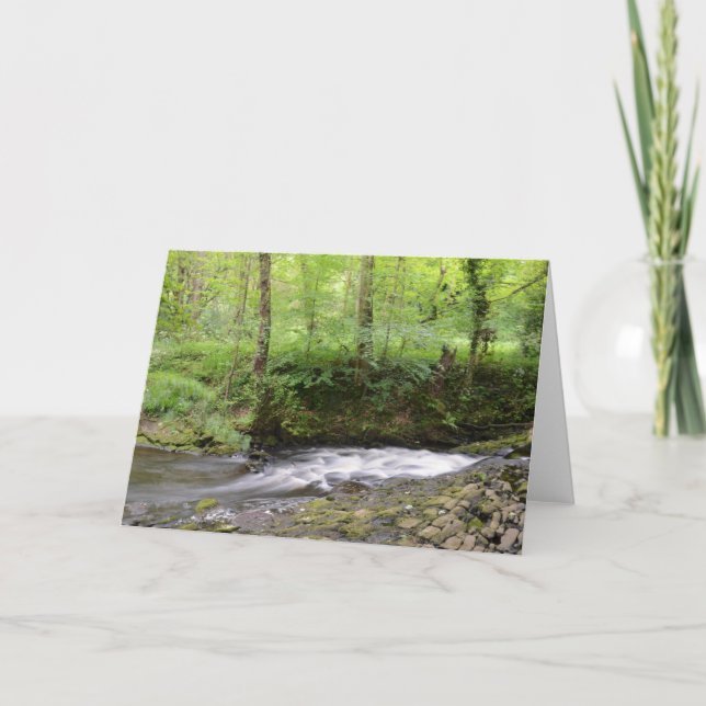 English Woodland Stream Karte (Vorderseite)