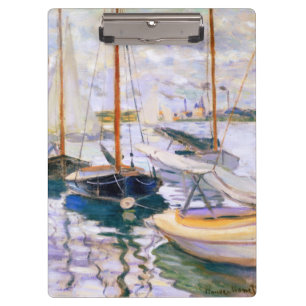 Engrboats on the Seine at Petit Claude Monet Klemmbrett