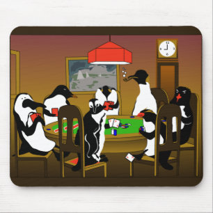 enguins können Mausunterlage des Pokers auch Mousepad