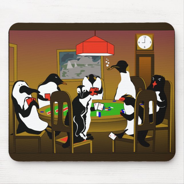 enguins können Mausunterlage des Pokers auch Mousepad (Vorne)