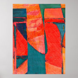 Enigma Colorado Abstrakt Art Poster