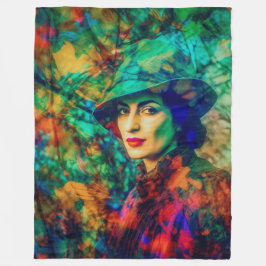 Enigma im Herbst Fleecedecke