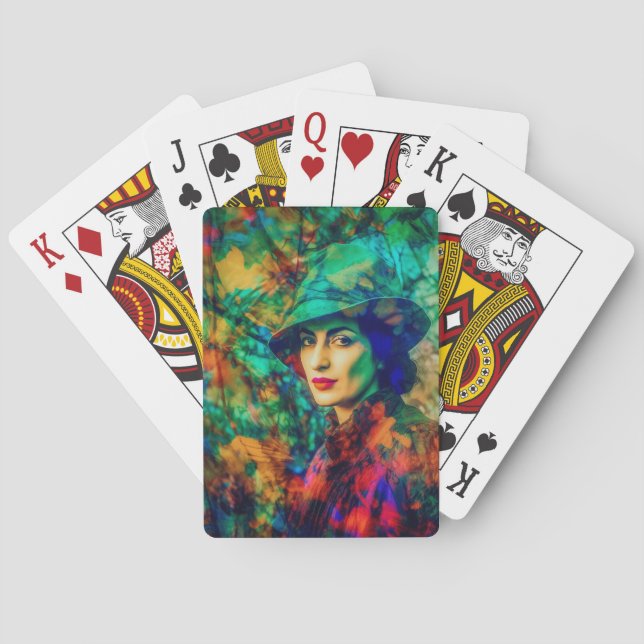 Enigma im Herbst Spielkarten (Rückseite)