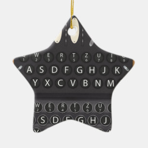 Enigma-Maschinen-Technologie Keramikornament