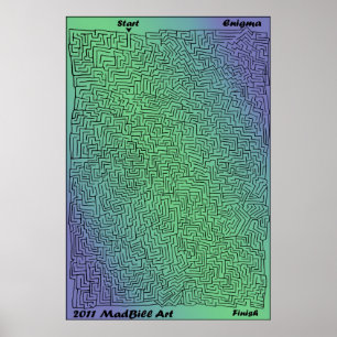 Enigma Maze Poster
