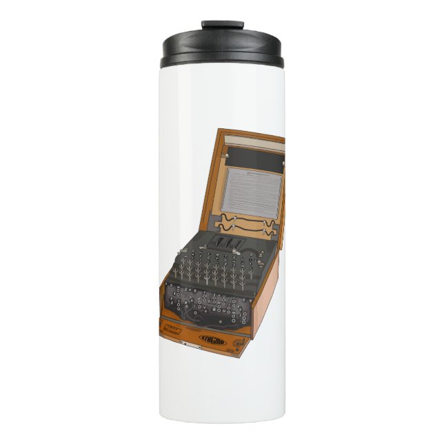 Enigma Thermosbecher (Vorderseite)