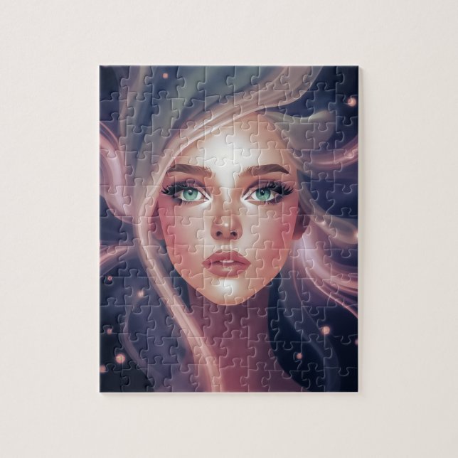 Enigmatic Emerald Eyes Goddess (Vertikal)