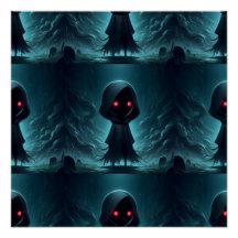 Enigmatic Night Wanderer Poster