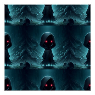 Enigmatic Night Wanderer Poster