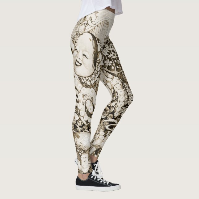 enigmatic octopus@miyairi leggings (Rechts)