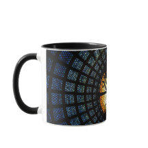 Enigmático Azul Escuro Simbólico Árvore Mística 