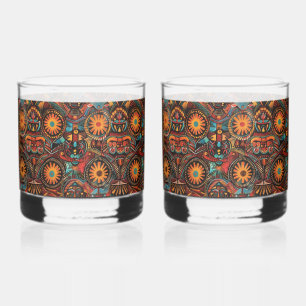 Enigmatischer Cobalt "Zeitlose Vorgeschichte" 12oz Whiskyglas