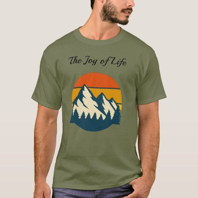 Enjoy Life in Calm Nature T-Shirt (Vorderseite)