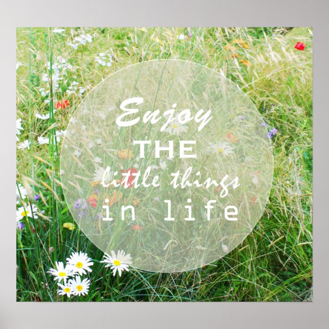 Enjoy life poster (Vorne)