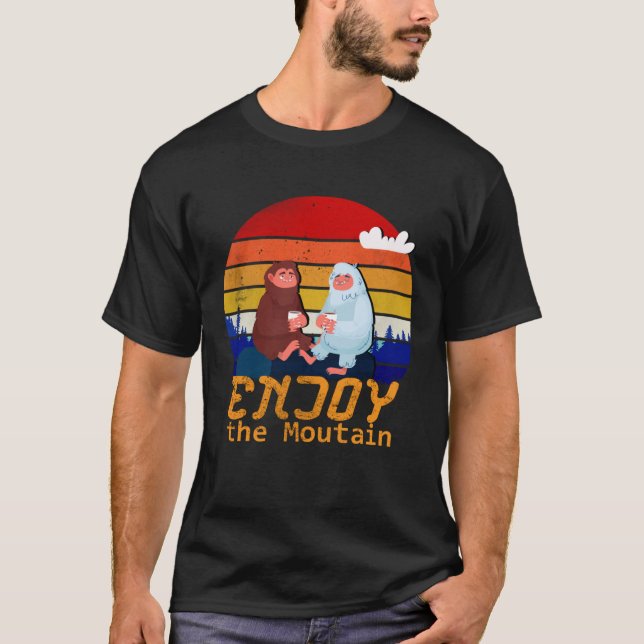 Enjoy the mountain in the happy mountain day T-Shirt (Vorderseite)