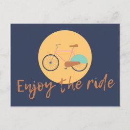 Enjoy the ride postkarte
