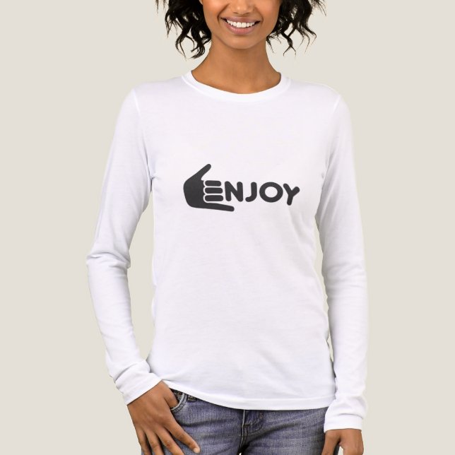 Enjoy Tri-Blend Shirt (Vorderseite)