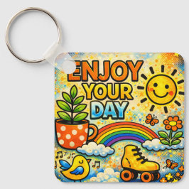 Enjoy Your Day Keychain Schlüsselanhänger