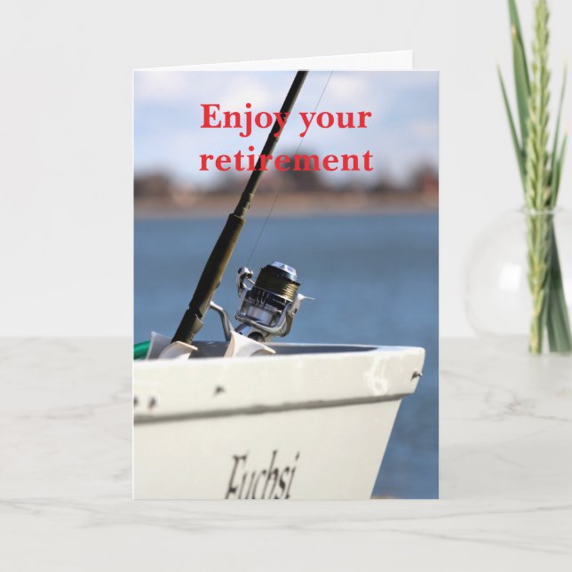 Enjoy your retirement. karte (Vorderseite)