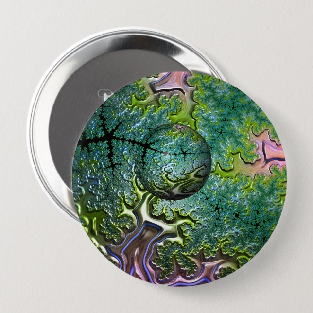 Enjoying the Journey Round Badge Button (Vorne & Hinten)