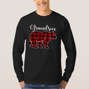 Enkel Bär Rot Kariert Bestes Passendes Familienmit T-Shirt