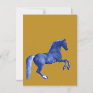 Enkel des Godolphin Arabian ... auf Gold Postkarte