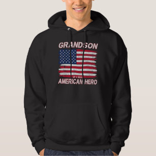 Enkel eines echten amerikanischen Held-Amerikaner- Hoodie