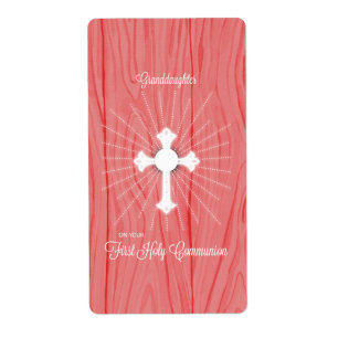 Enkelin Erstkommunion Kreuz und Strahlen