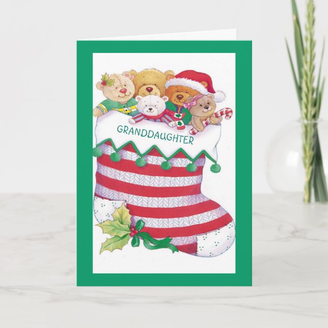 Enkelin Feiertagskarte (Vorderseite)