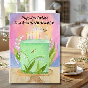 Enkelin Glücklich Alles Gute zum Geburtstag Lily v Karte