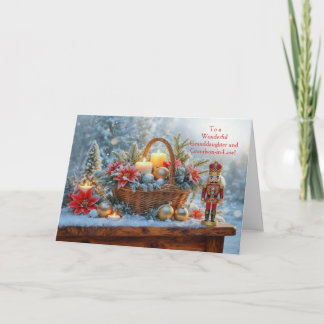 Enkelin und Schwiegersohn Weihnachten Ehemann Karte