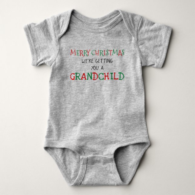 Enkelkind für Weihnachten Baby Strampler (Vorderseite)