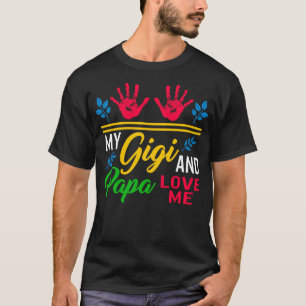 Enkelkinder Shirt, meine Gigi und Papa Liebe Niedl T-Shirt
