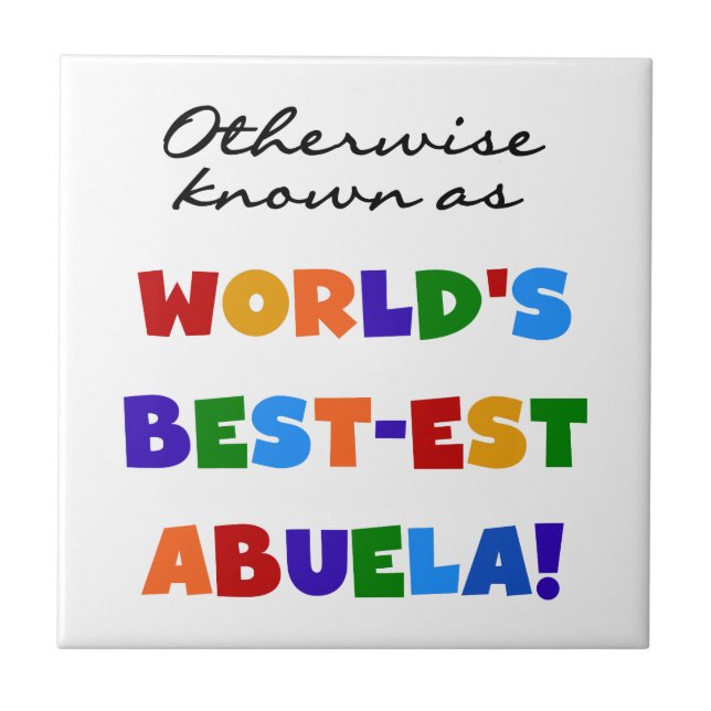 Enkelkolsabuela Fliese (Vorderseite)