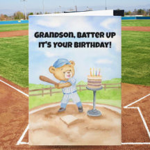 Enkelsohn Alles Gute zum Geburtstag Baseball Teddy