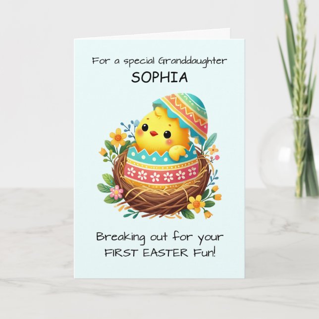 Enkeltochter Erste Osterkröte Ausrottung Karte (Vorderseite)