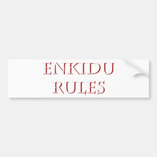 Enkidu Autoaufkleber (Vorne)