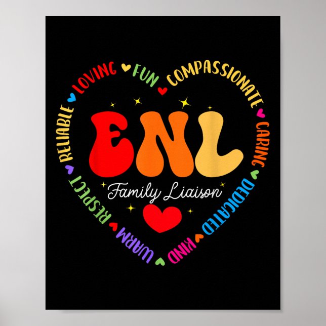 Enl Family Liaison Squad English New Language Squa Poster (Vorne)