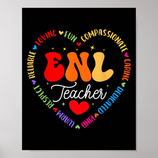 Enl Teacher Squad English New Language Squad Crew Poster (Vorne)