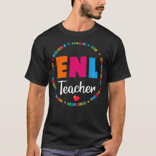 ENL Teacher Squad English New Language Squad Crew T-Shirt