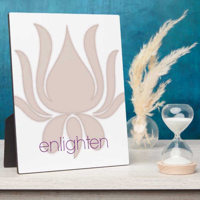 Enlighten Lotus Fotoplatte (Seite)