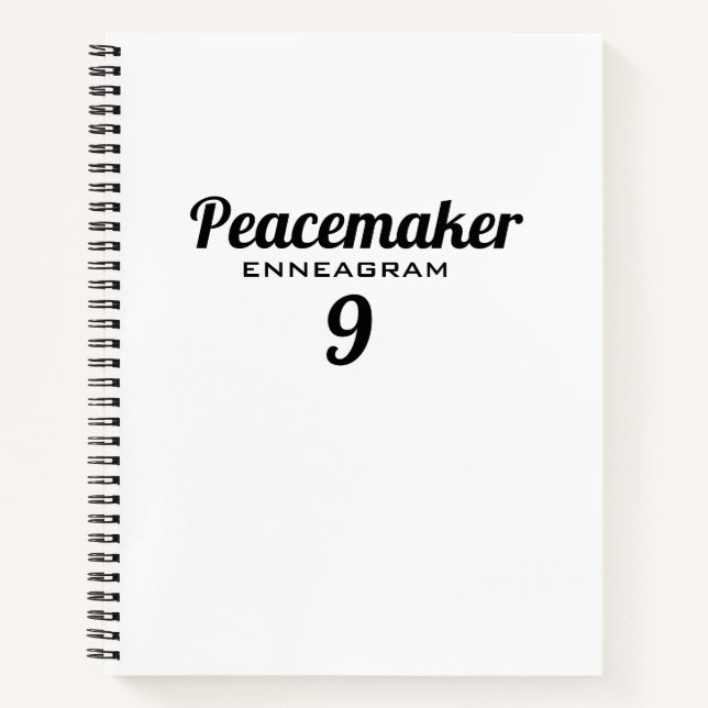 Enneagram neuf Peacemaker Journal (Devant)